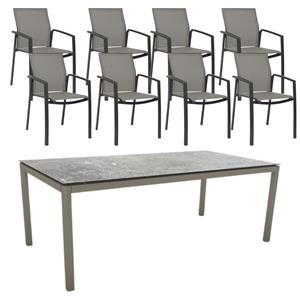 Gartengarnitur KARI Tisch 200 x 100 vinatge Sessel Karri 8 x.jpg